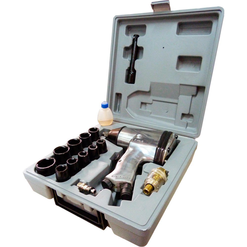 Chave de Impacto Parafusadeira Pneumática MTX 1/2 C/Kit 17 Peças 32 Kgfm - MTXToolsWorld - Imagem 3